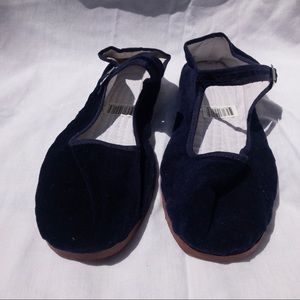 Midnight blue shoes